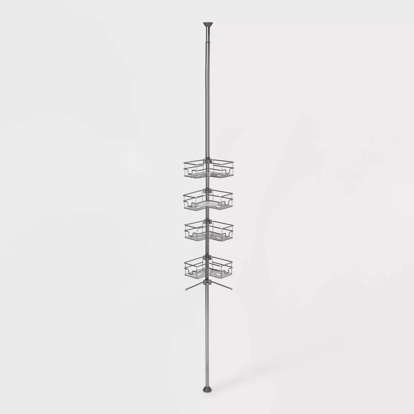 Steel L Shaped Tension Pole Caddy Chrome - Made By Design™ – Independent  Pieces