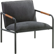 Metal Lounge Chair, Charcoal Gray finish
