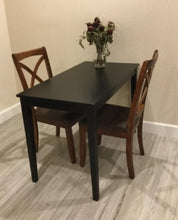 45" Contemporary Dining Table, Black