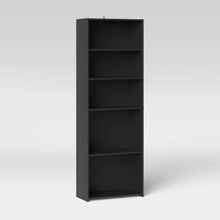 5 Shelf Bookcase Black - Room Essentials™