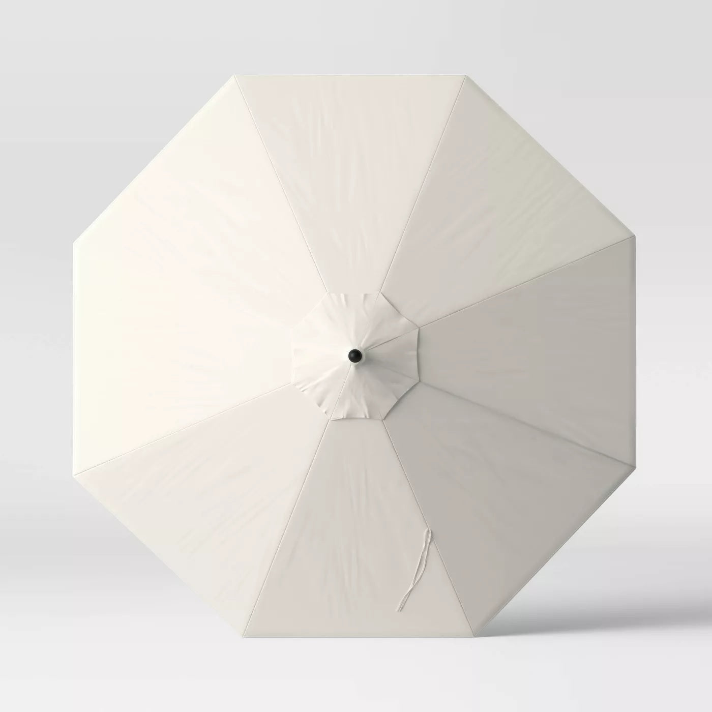 cream patio umbrella 9' Sunbrella Spectrum Eggshell Patio Umbrella Cream - Silver Pole