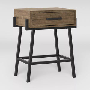 Corinna Angle Leg Side Table Wood - Threshold™