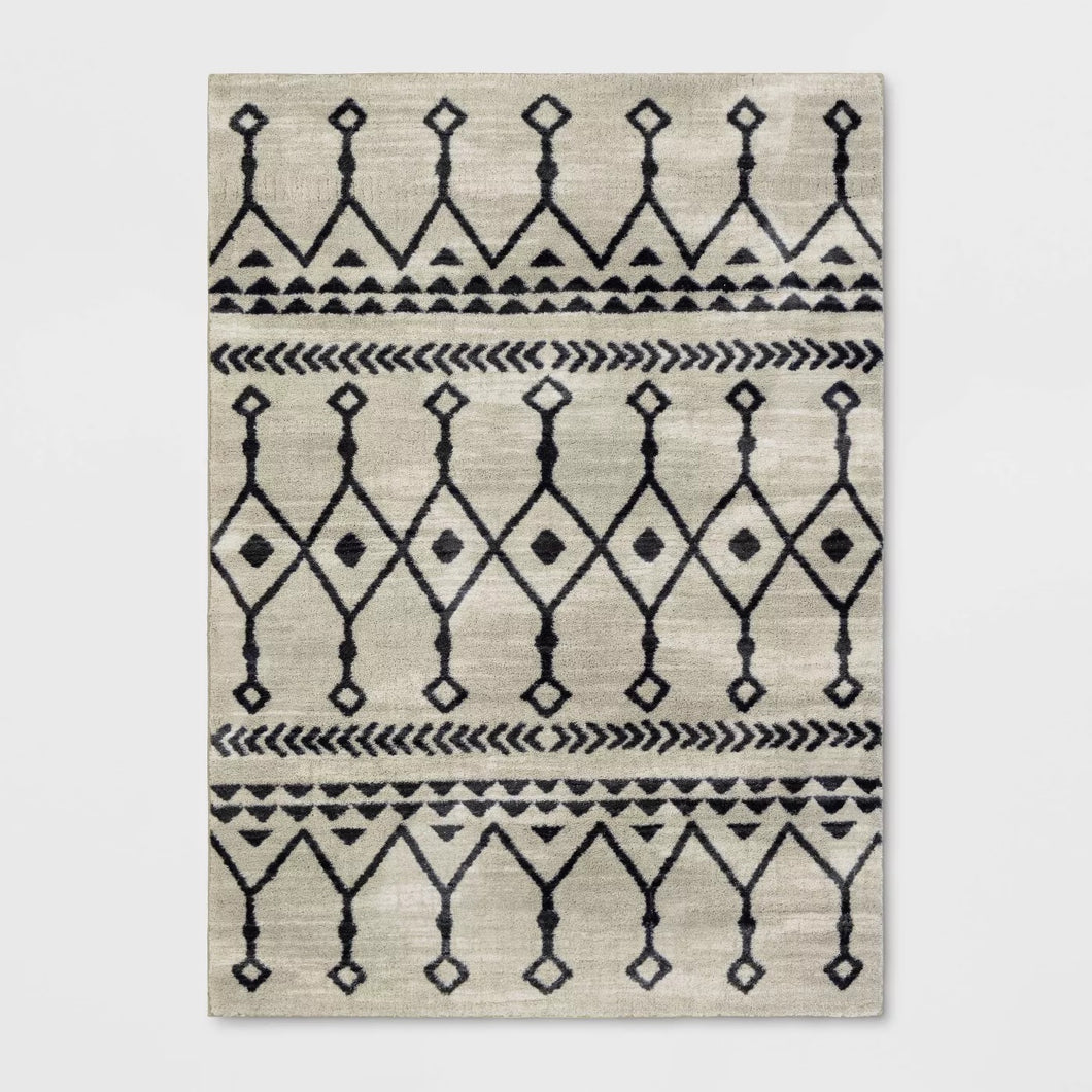 Moroccan Tribal Rug Black/White - Opalhouse™