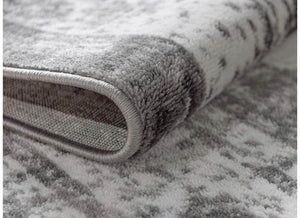 7'x 10' Traditional Vintage Area Rug, Gray/Light Gray