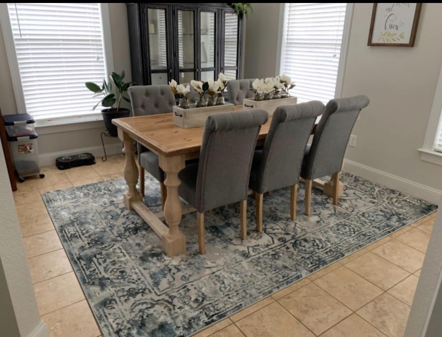 Set of 2, Solid Wood Tufted Parsons Dining Chair, Charcoal