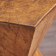 18" Light-Weight Concrete Top Accent Table, Natural