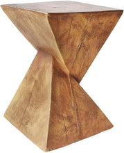 18" Light-Weight Concrete Top Accent Table, Natural