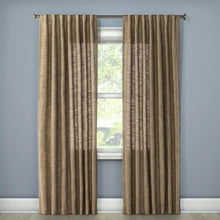 Textured Weave Back Tab Window Curtain Panel - Threshold™