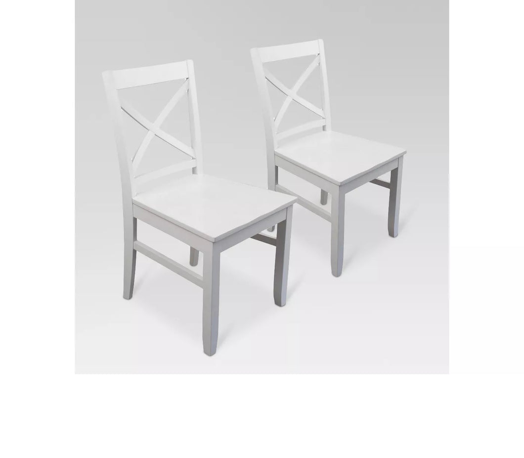 Set of 2 Carey Dining Chair White - Threshold™