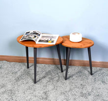 Set of 3, Bamboo Nesting End Tables or Coffee Tables,