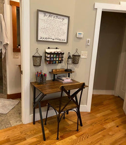 32” Space Saving Computer Desk, Walnut